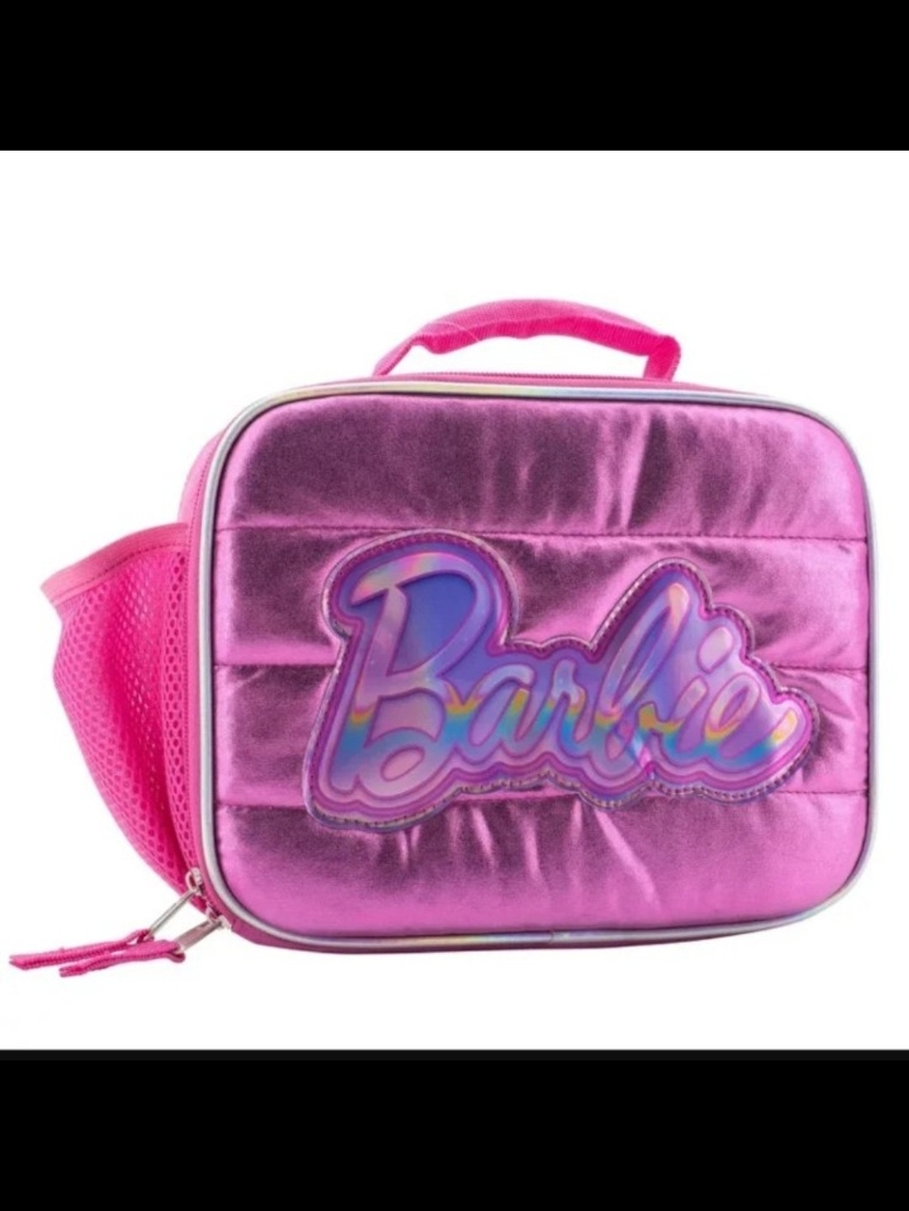 Barbie Pink Metallic Lunch Box NWT